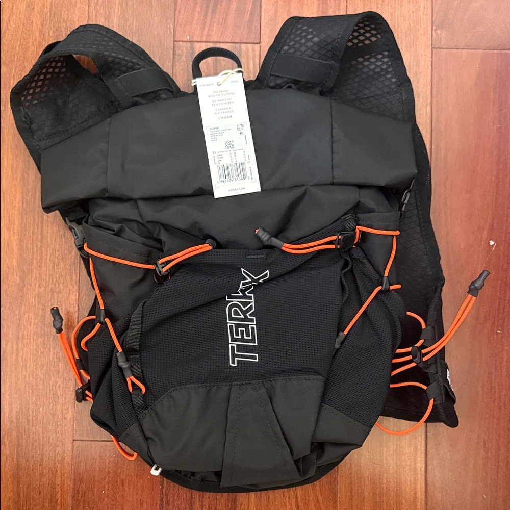 Black and Orange Men's Backpack